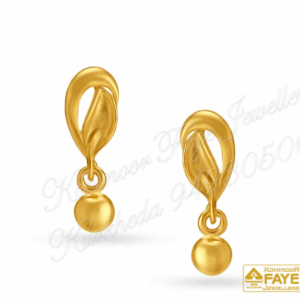 Twisted Gold Earrings E2501