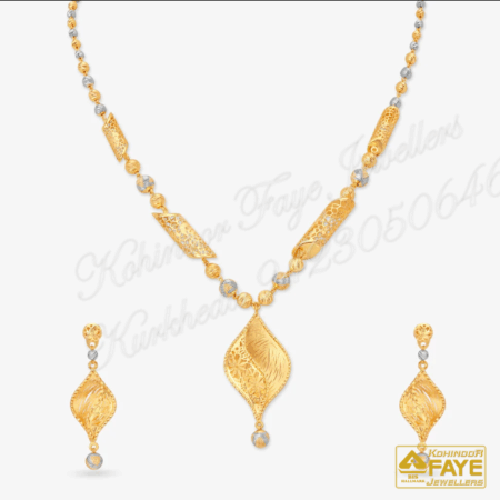 Gold chain necklace 22K GN2521