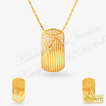 Gold Rigid necklace 24K GN2501